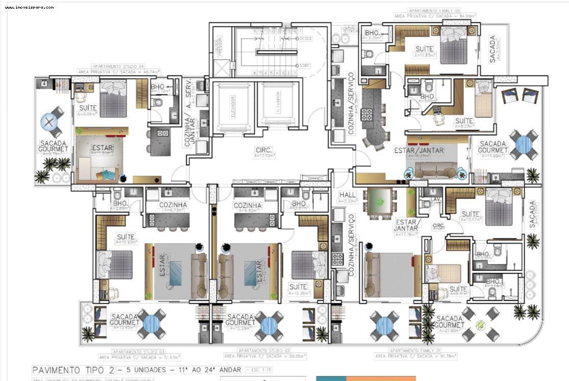 Apartamento à venda com 1 quarto, 49m² - Foto 16